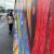 Berliner Mauer buntes Graffitti