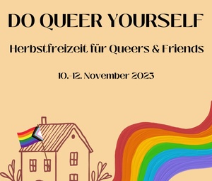 Flyer Queere Herbstfreizeit 2023 Vorderansicht