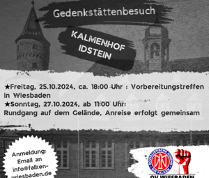 Flyer Gedenkstättenbesuch Kalmenhof